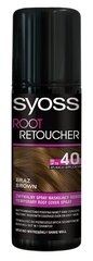 Väriainesuihke hiusjuurille Syoss Root Retoucher 120 ml, ruskea hinta ja tiedot | Syoss Hajuvedet ja kosmetiikka | hobbyhall.fi