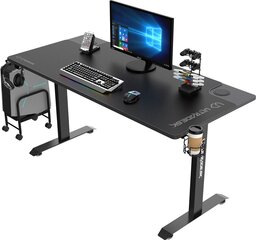 Pelipöytä Ultradesk Momentum, musta hinta ja tiedot | Ultradesk Huonekalut ja sisustus | hobbyhall.fi