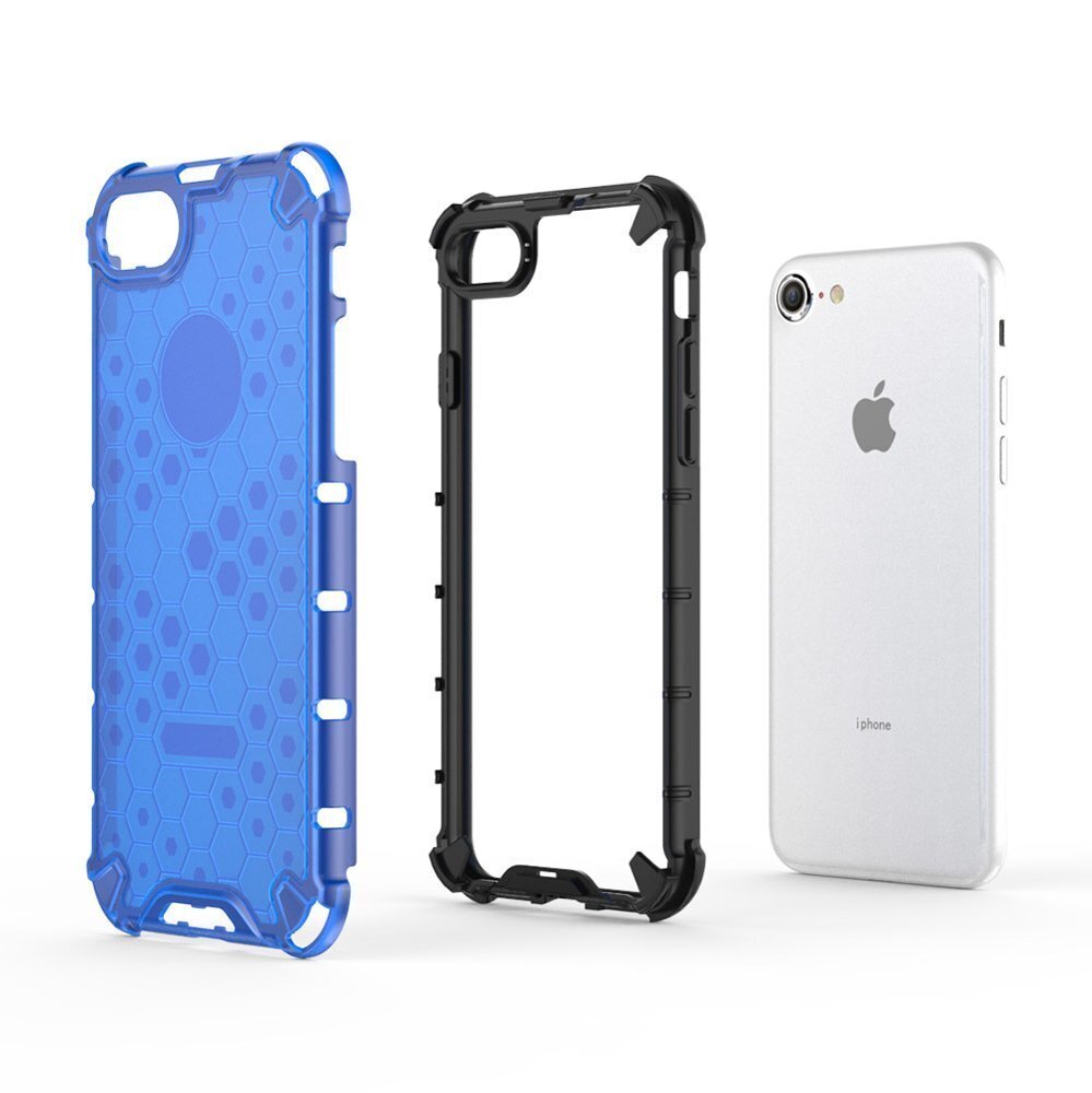 Honeycomb Puhelimen suojakotelo iPhone 8 / iPhone 7 -puhelimille, läpinäkyvä hinta ja tiedot | Puhelimen kuoret ja kotelot | hobbyhall.fi