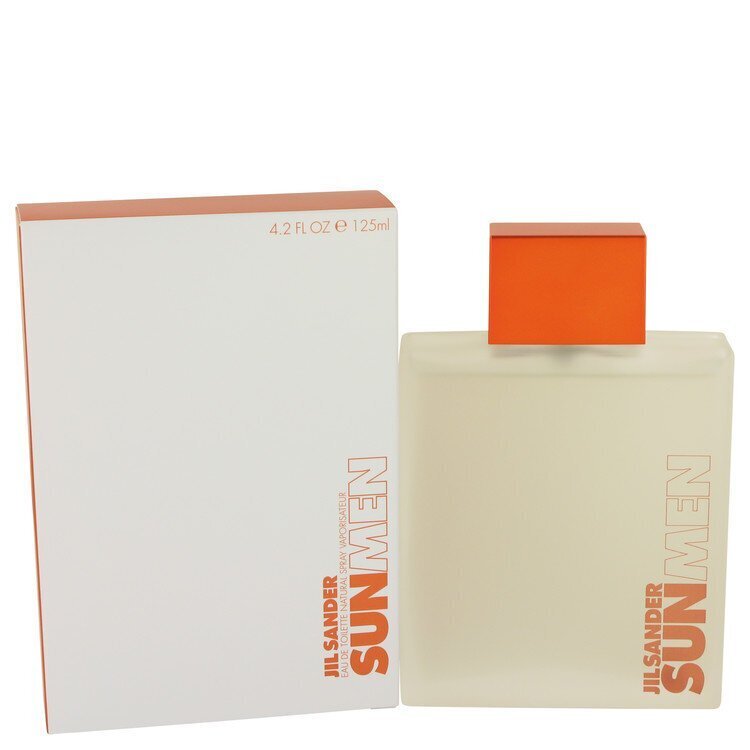 Jil Sander Sun For Men EDT miehelle 125 ml hinta ja tiedot | Miesten hajuvedet | hobbyhall.fi