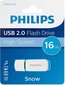 PHILIPS USB 2.0 MUISTITIKKU SNOW EDITION (SININEN) 16GB hinta ja tiedot | Muistitikut | hobbyhall.fi