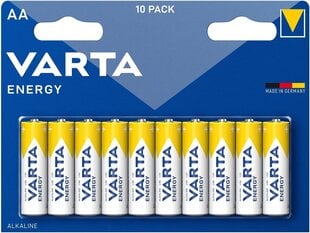 VARTA AA Energy alkaliparistot (10 kpl) hinta ja tiedot | Paristot | hobbyhall.fi