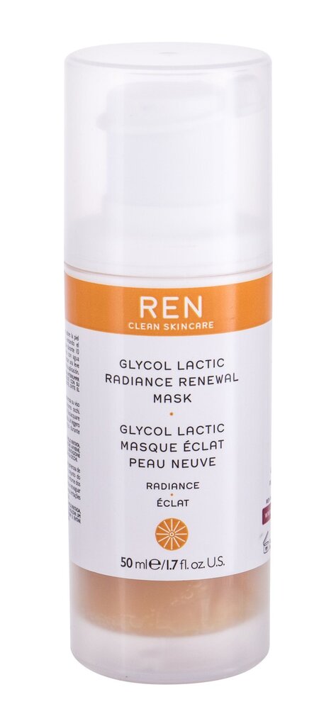 Ren Clean Skincare Glycol Lactic Elvyttävä ja kirkastava kasvonaamio 50 ml hinta ja tiedot | Kasvonaamiot ja silmänalusaamiot | hobbyhall.fi