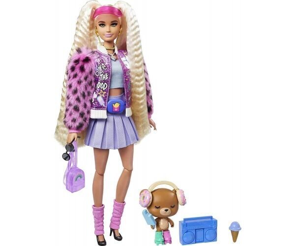 Barbie® Extra blondi nukke GYJ77 hinta ja tiedot | Tyttöjen lelut | hobbyhall.fi