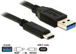 Delock USB-C-USB 3.1 hinta ja tiedot | Puhelinkaapelit | hobbyhall.fi