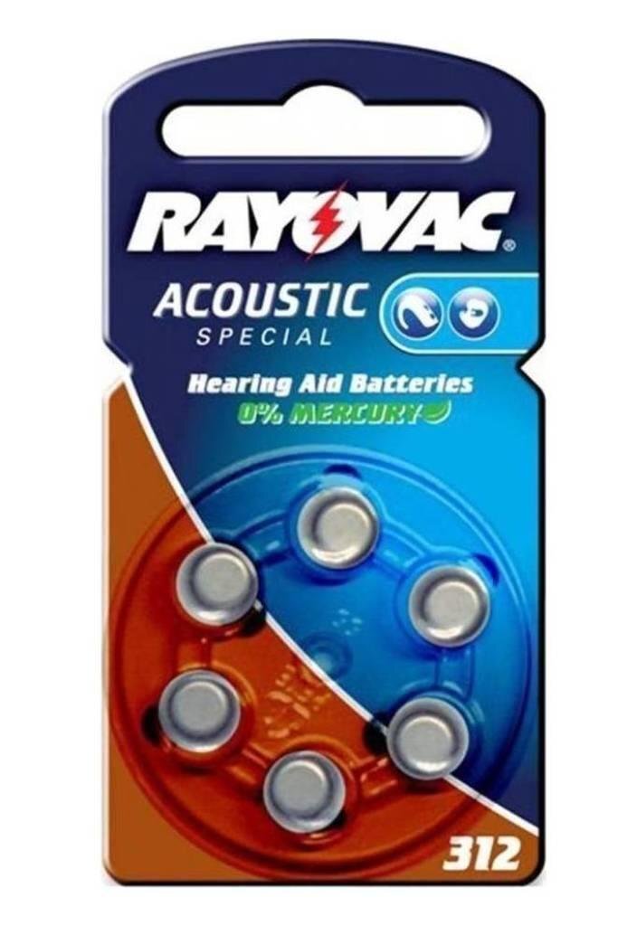 Rayovac AcousticSpecial312 hinta ja tiedot | Kameran akut | hobbyhall.fi