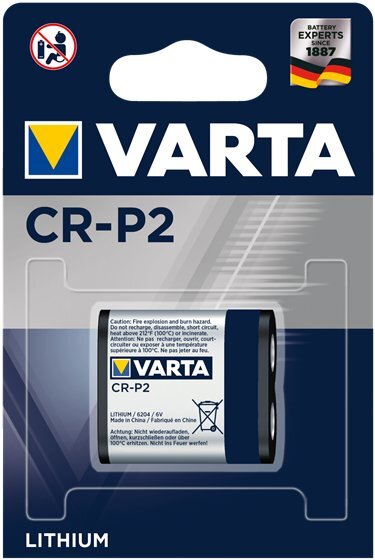 Akku Varta Lithium CR-P2, 6V hinta ja tiedot | Paristot | hobbyhall.fi