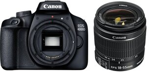 Canon EOS 4000D 18-55 IS II hinta ja tiedot | Kamerat | hobbyhall.fi