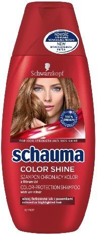 Shampoo värjätyille hiuksille Schwarzkopf Schauma Color Shine 250 ml hinta ja tiedot | Shampoot | hobbyhall.fi
