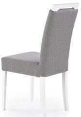 Clarion-tuoli, 2 kpl / pakkaus, harmaa / valkoinen hinta ja tiedot | Ruokapöydän tuolit | hobbyhall.fi