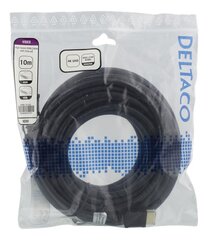 Deltaco HDMI-1070D, HDMI, 10m hinta ja tiedot | Kaapelit ja adapterit | hobbyhall.fi