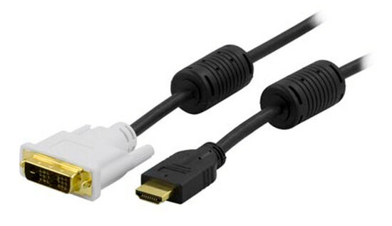 Deltaco HDMI-112, HDMI, DVI, 2 metriä hinta ja tiedot | Kaapelit ja adapterit | hobbyhall.fi