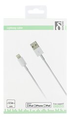 Deltaco IPLH-169, USB A, Lightning, 0,5 m hinta ja tiedot | Puhelinkaapelit | hobbyhall.fi