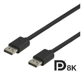 Deltaco DP8K-1015, DisplayPort, 1,5 m hinta ja tiedot | Kaapelit ja adapterit | hobbyhall.fi