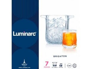 Lasit ja jää-astia Luminarc Brighton, 7-osainen hinta ja tiedot | Lasit, mukit ja kannut | hobbyhall.fi