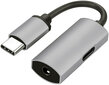 Platinetti PMMAC35 Multimediasovitin Type-C Mini Jack 3,5 mm + Type-C hopea hinta ja tiedot | Adapterit | hobbyhall.fi