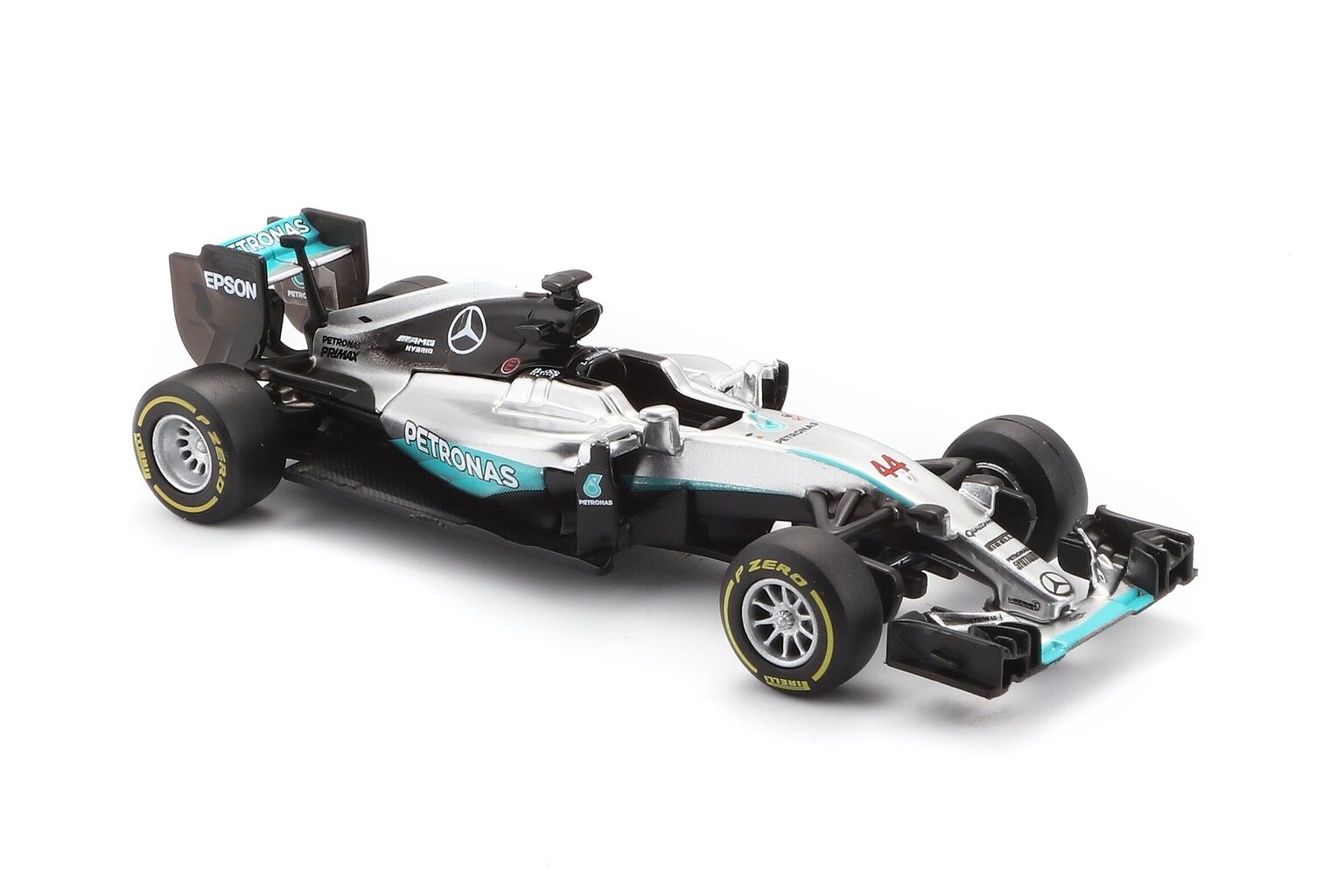 Pienoismalli Burrago 1/43 Racing 2016 Mercedes AMG Petronas W07 Hybrid, 18-38026 hinta ja tiedot | Poikien lelut | hobbyhall.fi