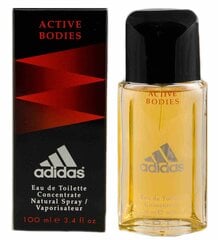 Adidas Active Bodies EDT miehelle 100 ml hinta ja tiedot | Adidas Hajuvedet ja tuoksut | hobbyhall.fi