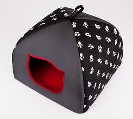 Peti Hobbydog Igloo R1, 38x38x30 cm, musta hinta ja tiedot | Pedit ja pesät | hobbyhall.fi