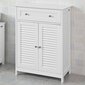 Erillinen kylpyhuonekaappi SoBuy FRG238-W, valkoinen hinta ja tiedot | Kylpyhuonekaapit | hobbyhall.fi