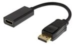 Deltaco DP-HDMI43, DisplayPort, HDMI, 0,2 m