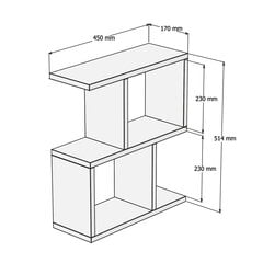 Pöytä Kalune Design Zet, ruskea hinta ja tiedot | Sohvapöydät | hobbyhall.fi