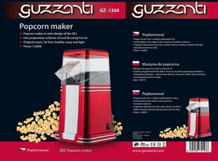 Guzzanti GZ-130A Popcornkone hinta ja tiedot | Guzzanti Kodinkoneet ja kodinelektroniikka | hobbyhall.fi