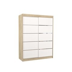 Kaappi ADRK Furniture Luft, tammi/valkoinen hinta ja tiedot | Kaapit | hobbyhall.fi