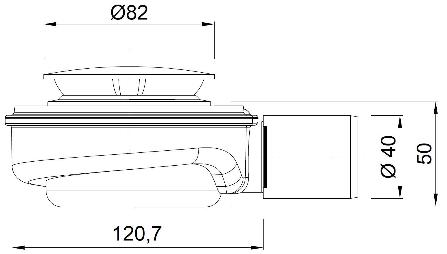 Suihkualtaan pohjaventtiili Speed fi 50 mm hinta ja tiedot | Vesilukot | hobbyhall.fi