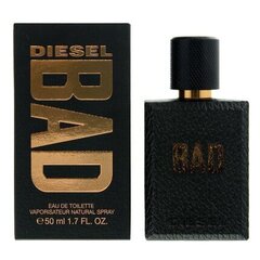 Diesel Bad EDT miehelle 50 ml hinta ja tiedot | Diesel Hajuvedet ja kosmetiikka | hobbyhall.fi