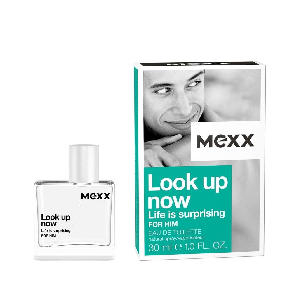 Mexx Look up Now Life Is Surprising For Him EDT miehelle 30 ml hinta ja tiedot | Miesten hajuvedet | hobbyhall.fi