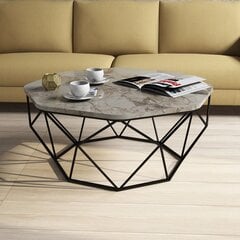 Diamond sohvapöytä, valkoinen/musta hinta ja tiedot | Sohvapöydät | hobbyhall.fi