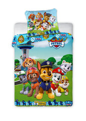 Lasten liinavaatesetti Paw Patrol (Ryhmä Hau) 100x135, 2-osainen hinta ja tiedot | Vuodevaatteet lapsille | hobbyhall.fi