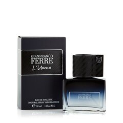 Gianfranco Ferré L´Uomo EDT miehelle 30 ml hinta ja tiedot | Miesten hajuvedet | hobbyhall.fi