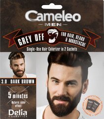 Delia Cosmetics Cameleo Men voidemainen hiusväri 2 x 15 ml, 3.0 Dark Brown hinta ja tiedot | Hiusvärit | hobbyhall.fi