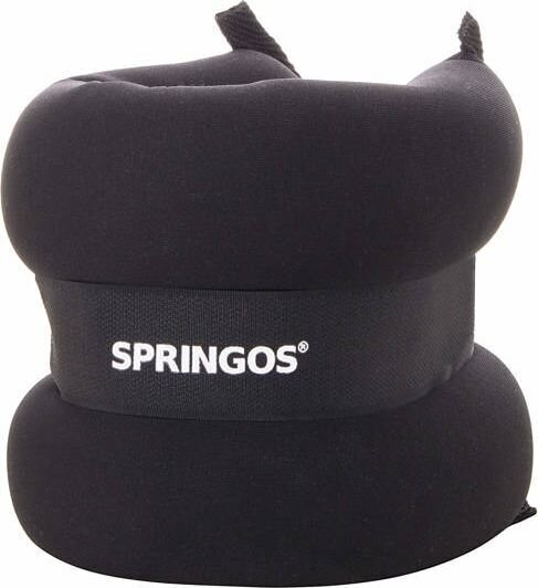 Springos Käsi- ja jalkapainot 2 x 2.5 kg, mustat hinta ja tiedot | Käsipainot, kahvakuulat ja voimaharjoittelu | hobbyhall.fi