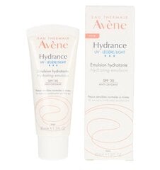 Avene Eau Thermale Hydrance UV Legere-Light Kosteuttava kasvovoide 40 ml hinta ja tiedot | Kasvovoiteet | hobbyhall.fi