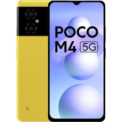 Poco M4 5G 6/128GB Yellow MZB0BF7EU hinta ja tiedot | Poco Matkapuhelimet ja tarvikkeet | hobbyhall.fi