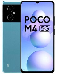 Poco M4 5G 6/128GB Cool Blue MZB0BF5EU hinta ja tiedot | Matkapuhelimet | hobbyhall.fi