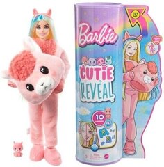 Barbie Cutie Reveal pehmeä laama yllätyssetti, Dreamland-sarja hinta ja tiedot | Tyttöjen lelut | hobbyhall.fi