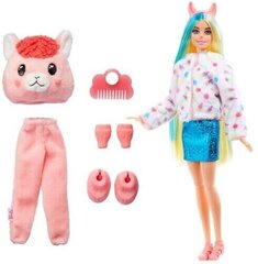 Barbie Cutie Reveal pehmeä laama yllätyssetti, Dreamland-sarja hinta ja tiedot | Tyttöjen lelut | hobbyhall.fi