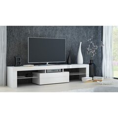 Deko 160 -TV-taso, 160 x 40 x 45 cm, valkoinen hinta ja tiedot | TV-tasot | hobbyhall.fi