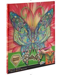 Timanttimosaiikki Grafix Butterfly, 30 x 30 cm hinta ja tiedot | Timanttimaalaukset | hobbyhall.fi