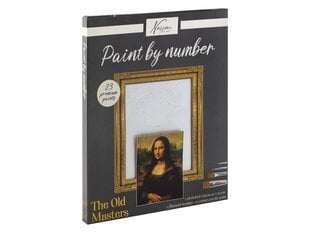 Numeromaalaussetti Grafix Mona Lisa, 40x50 cm hinta ja tiedot | Maalaa numeroiden mukaan | hobbyhall.fi