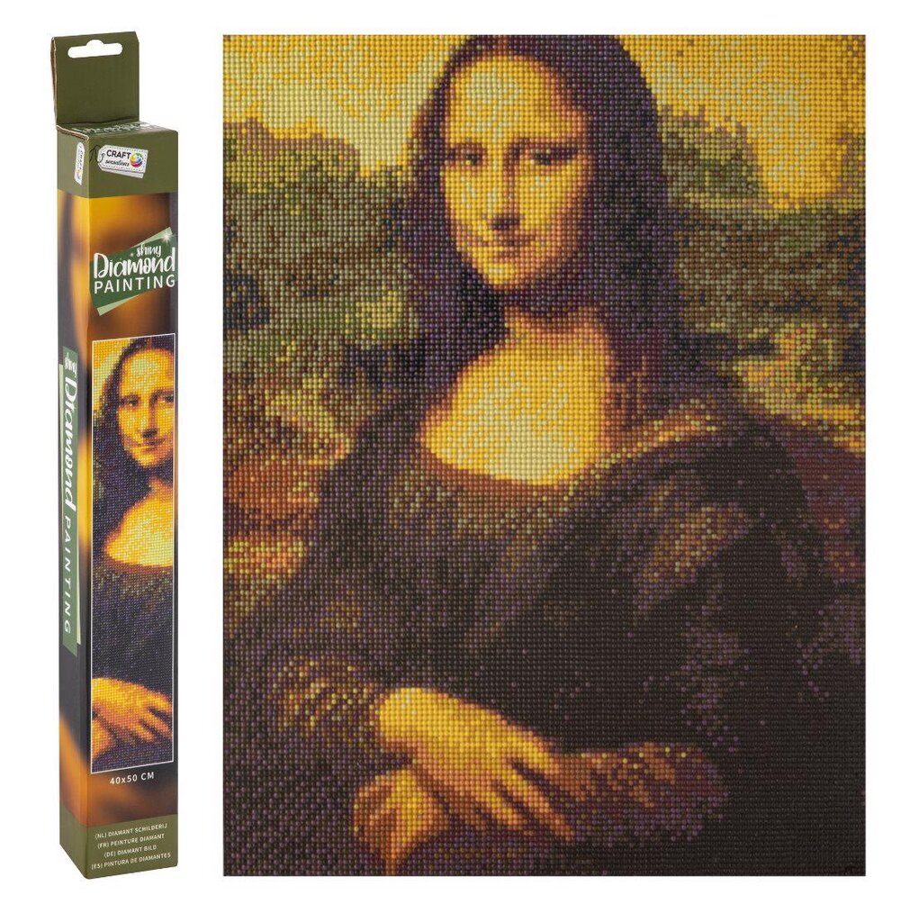 Timanttimaalaussarja Craft Sensations Mona Lisa, 50x40 cm hinta ja tiedot | Timanttimaalaukset | hobbyhall.fi