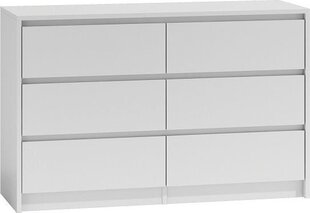 K120-senkki, 120 x 75 x 40 cm, valkoinen hinta ja tiedot | Lipastot | hobbyhall.fi