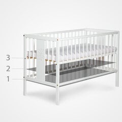 Radek II -sänky, 60 x 120 cm, valkoinen hinta ja tiedot | Klupš Huonekalut ja sisustus | hobbyhall.fi
