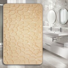 Kylpyhuonematto Memory Foam "Benedomo" 60x100, beige hinta ja tiedot | Kylpyhuoneen sisustus | hobbyhall.fi