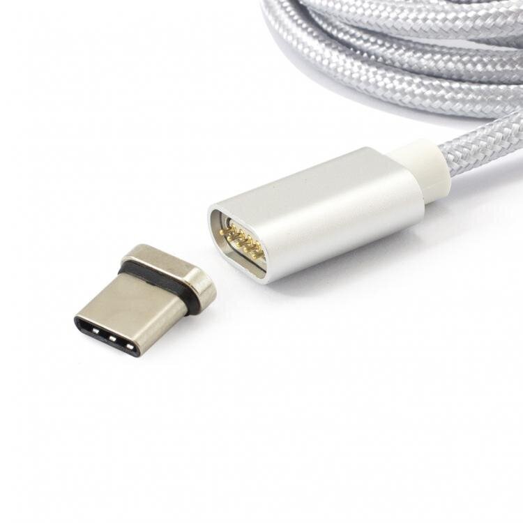 Sbox TYPEC-MAG, magneettinen USB 2.0 -kaapeli A-tyyppi C M/M, 1m hinta ja tiedot | Puhelinkaapelit | hobbyhall.fi