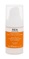 Kosteuttava silmänympärysvoide Ren Clean Skincare Brightening, 15 ml hinta ja tiedot | Ren Clean Skincare Hajuvedet ja kosmetiikka | hobbyhall.fi